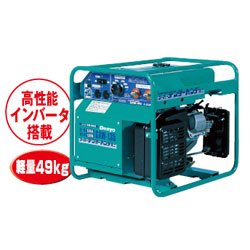 画像1: デンヨーGAW-135：パイプフレームタイプガソリン溶接機（単相）